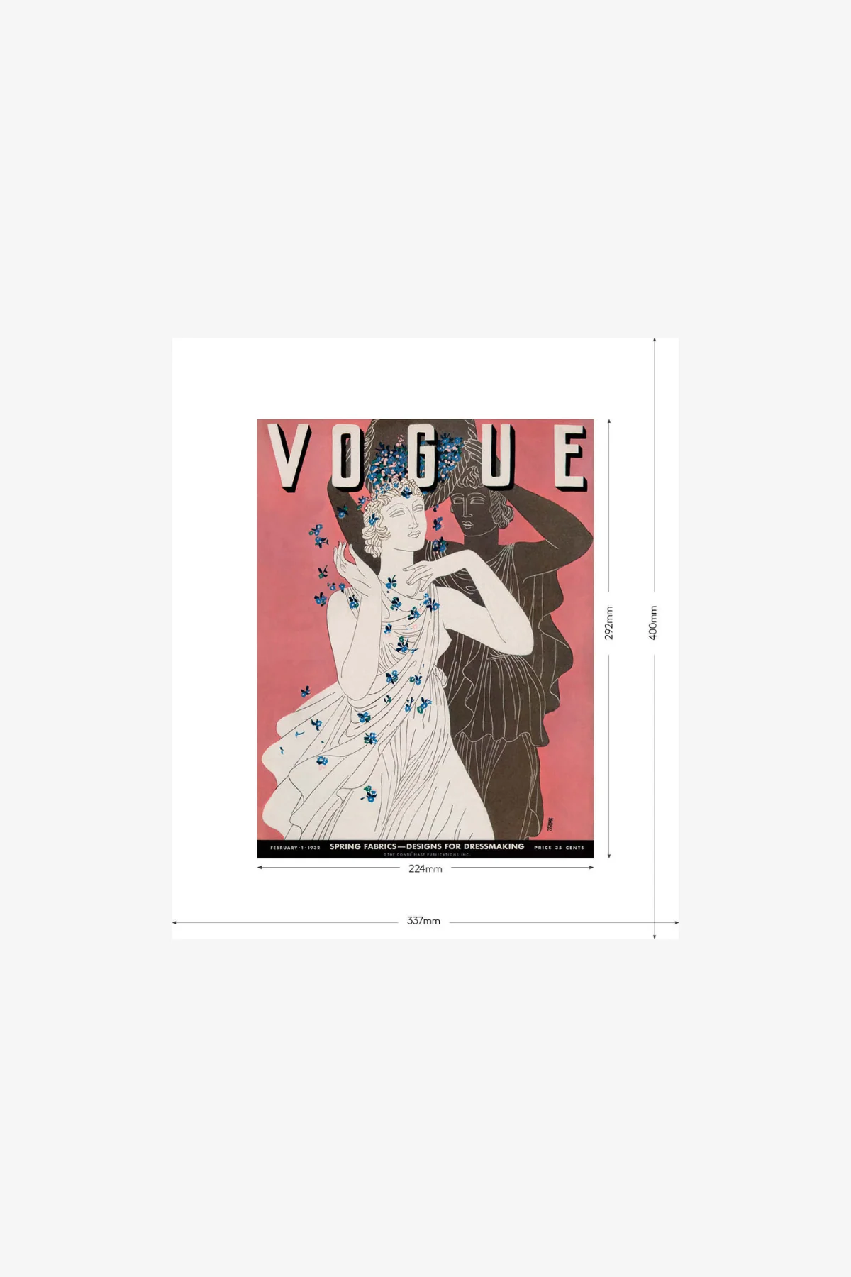 Vogue 1932 E.G Benito Pouring Basket Cover Print - Image 4