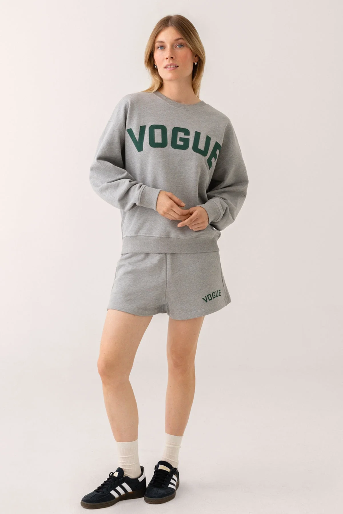 VOGUE Sweatshirt | Grey Green College - Image 5