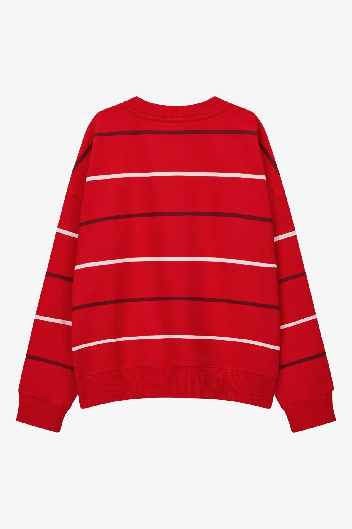 VOGUE Sweatshirt Thin Stripes | Red - Image 7